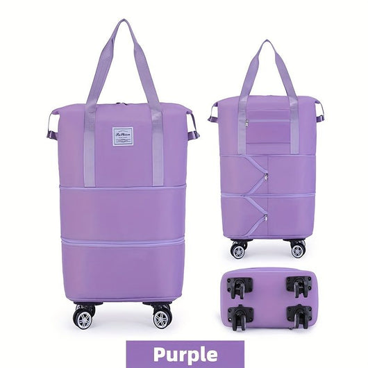 Bolsa de Viaje Expandible con Ruedas - Capacidad Grande, Separación Seco-Húmedo - Image 7