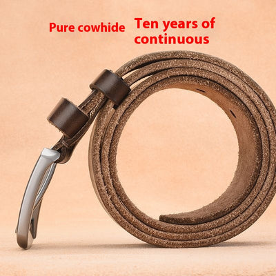 Cinturón de Cuero para Hombre con Hebilla de Pasador - Image 2