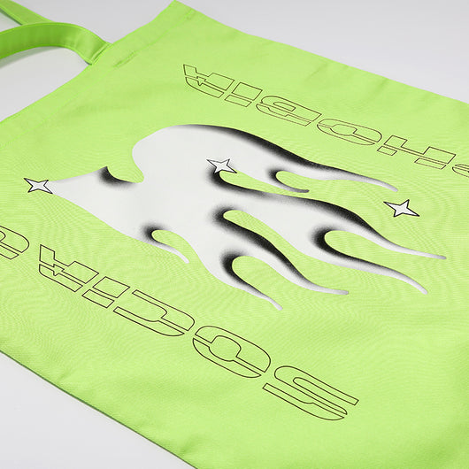 Bolsa de Lona Verde Fluorescente - Image 2