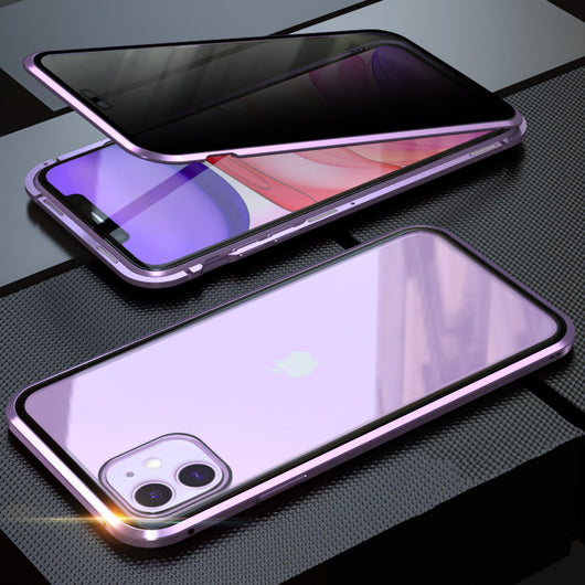 Funda Magnética Anti-Espías para iPhone 12 con Marco de Metal - Image 7