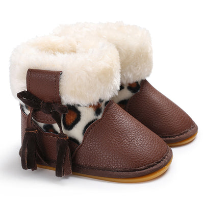 Zapatos de Bebé con Suela Antideslizante y Estampado Leopardo - Image 7