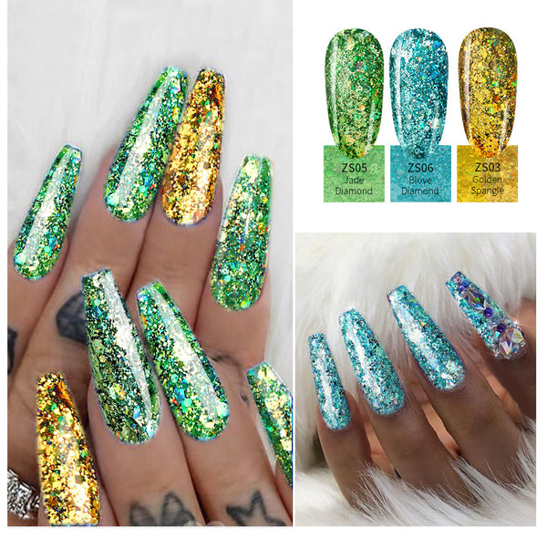 Adhesivo Diamante Brillante 8 Colores
