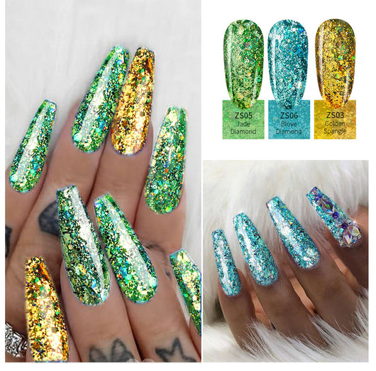 Adhesivo Diamante Brillante 8 Colores
