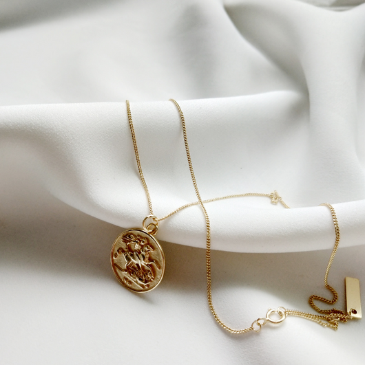 Collar Colgante de Moneda Redonda en Plata de Ley 925 Estilo Vintage - Image 3