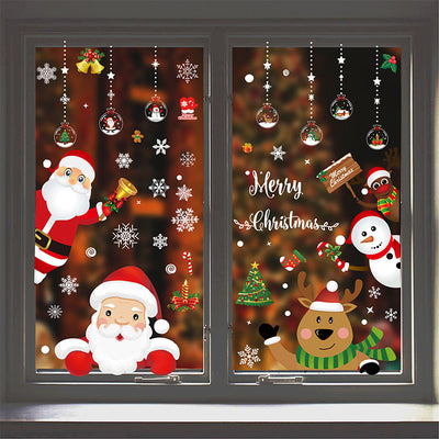 Pegatinas Navideñas Estáticas para Ventana - Copos de Nieve Decorativos - Image 7