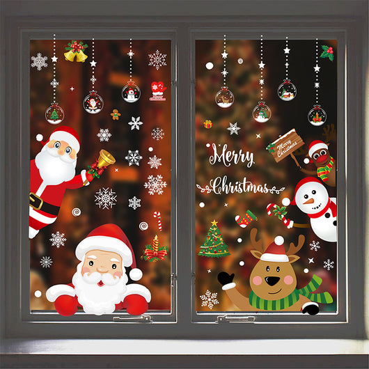 Pegatinas Navideñas Estáticas para Ventana - Copos de Nieve Decorativos - Image 7