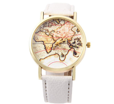 Reloj Vintage con Mapa Mundi - Image 5