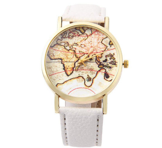 Reloj Vintage con Mapa Mundi - Image 5