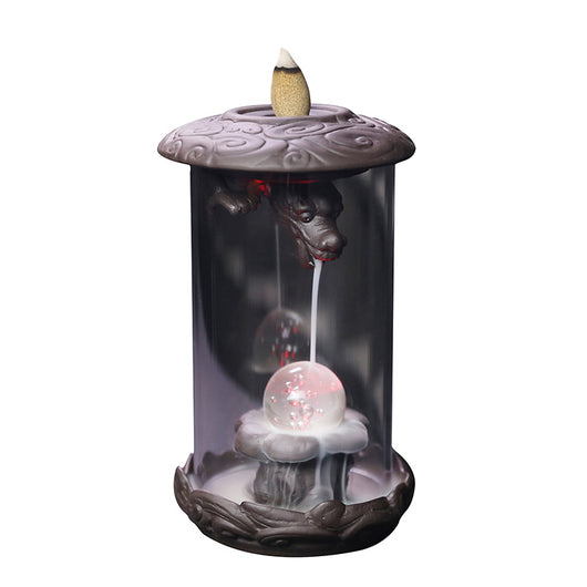 Quemador de Incienso Backflow Loto Buda Resistente al Viento - Decoración Feng Shui Sun Wukong - Image 5