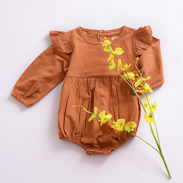 Enterizo de Algodón Puro Crissa con Mangas Aleteo - Diseño Elegante y Cómodo - Image 4
