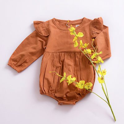Enterizo de Algodón Puro Crissa con Mangas Aleteo - Diseño Elegante y Cómodo - Image 4