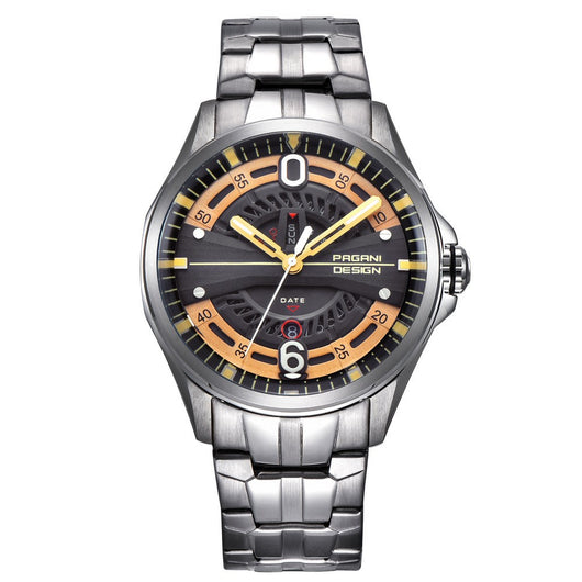 Reloj de Cuarzo Acero Inoxidable con Calendario - Elegancia Profesional - Image 11