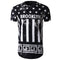 Camiseta Casual con Estampado de Estrella de Cinco Puntas