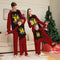 Pijama Navideño Familia Estampado Venado Dorado