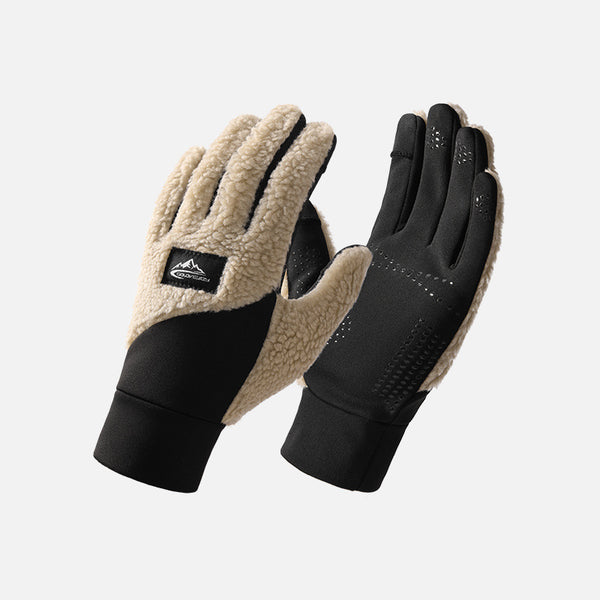 Guantes Aislantes de Felpa Teddy para Exteriores