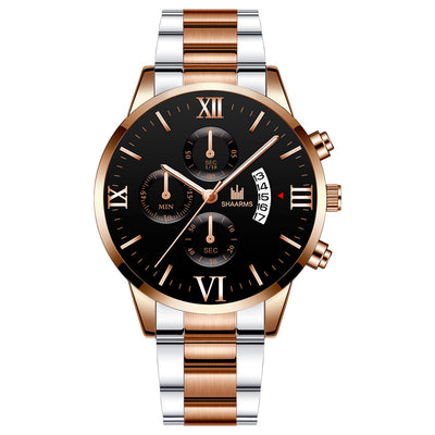 Reloj de Acero Inoxidable para Hombre con Calendario y Movimiento de Cuarzo - Image 21