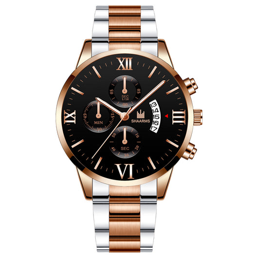 Reloj de Acero Inoxidable para Hombre con Calendario y Movimiento de Cuarzo - Image 21