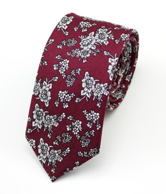 Corbata de Algodón con Estampado Moderno para Hombre - Image 21
