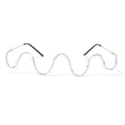 Gafas Artesanales con Diamantes - Montura Media Aro - Image 20