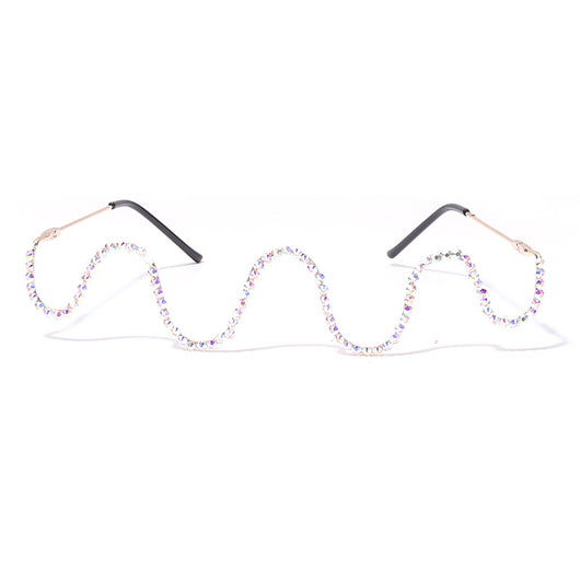 Gafas Artesanales con Diamantes - Montura Media Aro - Image 20