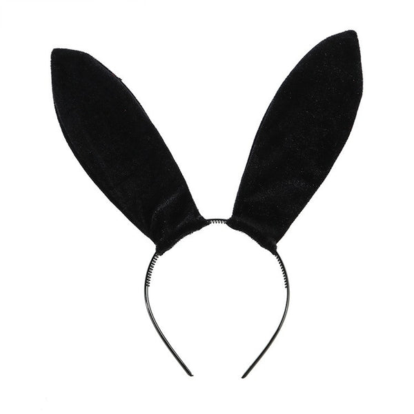Diadema Orejas de Conejo Terciopelo - Accesorios para Navidad y Halloween - Image 16
