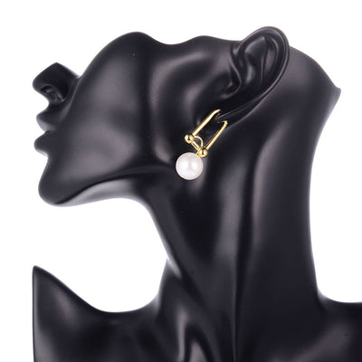 Aretes de Perla Diseño Contemporáneo - Elegancia Premium - Image 16