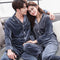 Pijama Largo de Pareja en Terciopelo Cálido para Invierno