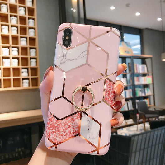 Funda de Silicona Marmolada Compatible con Apple - Image 5