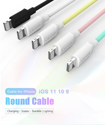 Cable USB Lightning 2A 1M Compatible con iPhone - Carga Rápida y Transferencia de Datos