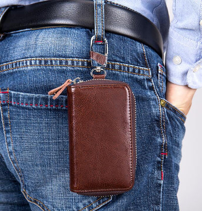 Estuche de Cuero para Llaves con Cierre Multifuncional - Image 4