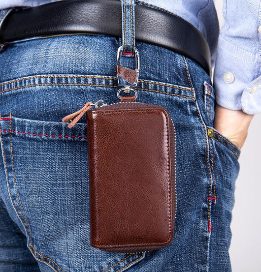 Estuche de Cuero para Llaves con Cierre Multifuncional - Image 4
