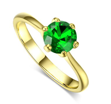 Anillo de Oro Rosado con Circonita Brillante - Image 7