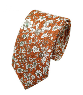 Corbata de Algodón con Estampado Moderno para Hombre - Image 20