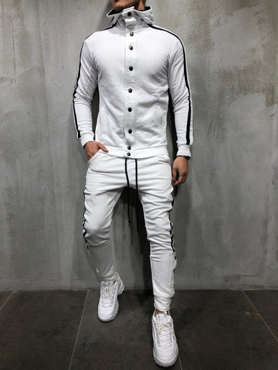 Cardigan Deportivo con Capucha y Botones para Hombre - Image 11