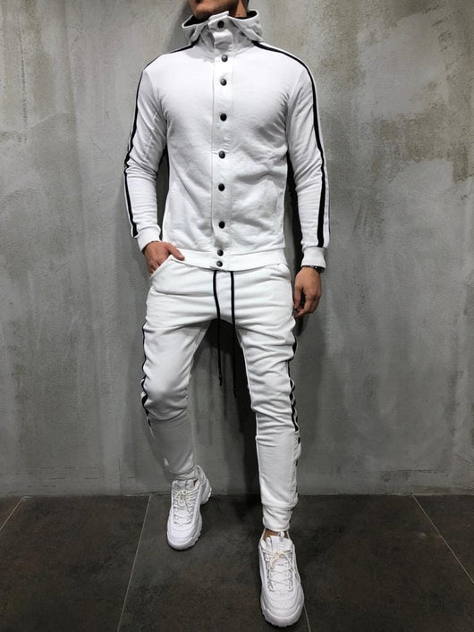 Cardigan Deportivo con Capucha y Botones para Hombre - Image 11