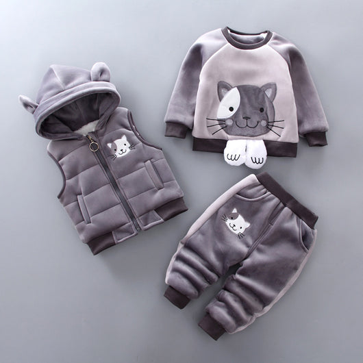 Conjunto Térmico de Terciopelo Plus - Tres Piezas - Image 14