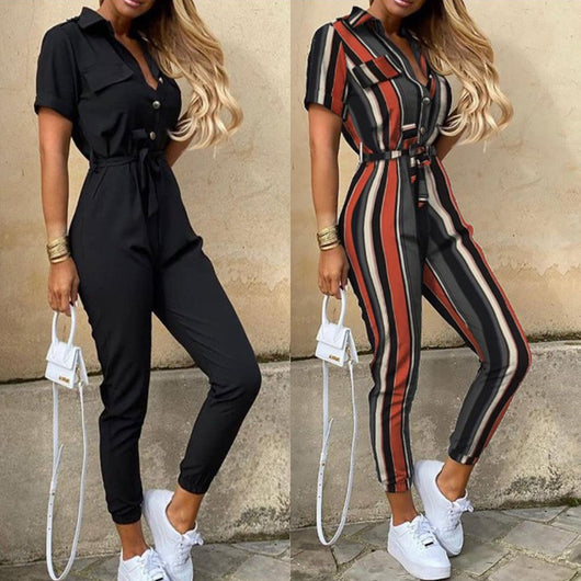 Jumpsuit con Solapa Estampada - Image 5