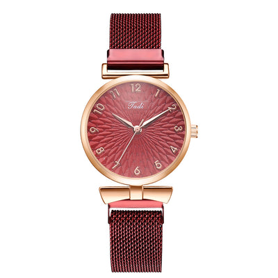 Reloj de Pulsera Dama con Malla Elegante y Movimiento de Cuarzo - Image 8