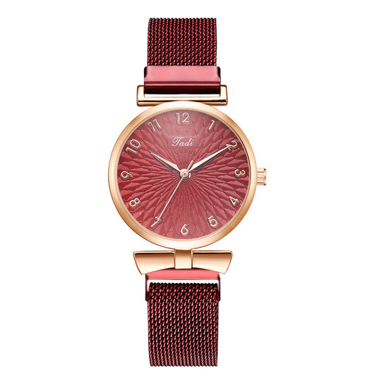 Reloj de Pulsera Dama con Malla Elegante y Movimiento de Cuarzo - Image 8