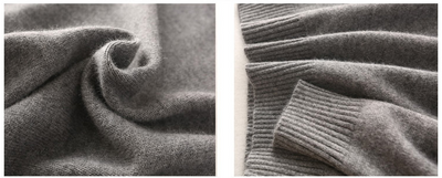 Suéter de Cuello Alto en Cachemira para Hombre - Otoño Invierno - Image 13