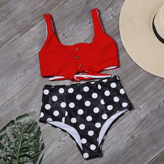 Bikini Estampado con Hojas Tropicales - Image 5
