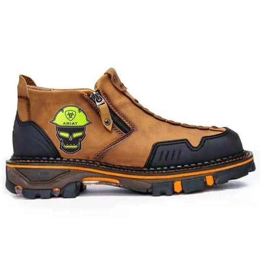 Botas Cortas Calavera Estilo Europeo y Americano para Hombre
