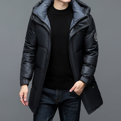 Chaqueta de Plumón de Pato Gruesa para Hombre - Abrigo Casual Invierno - Image 7