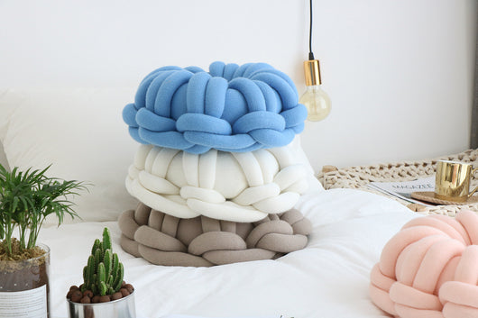 Almohada Anillo Donut para Selfies - Cojín Nudos Decorativo - Image 19