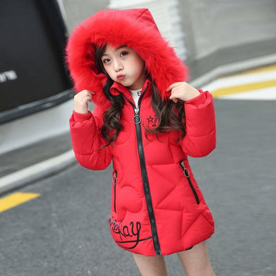 Abrigo Acolchado de Algodón para Niña Estilo Coreano - Image 6