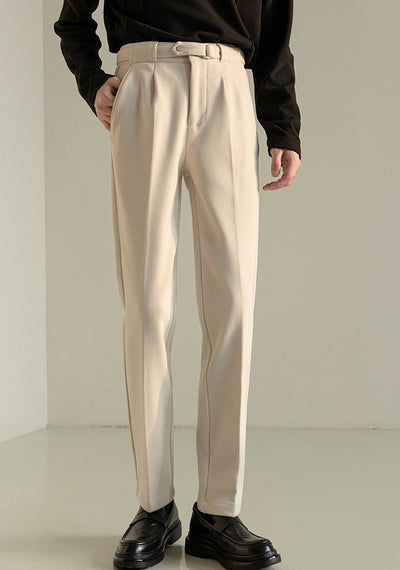 Pantalones de Traje de Lana Coreano Casual Hombre Madurez - Image 15
