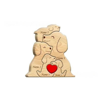 Adornos Navideños de Madera Personalizados con Forma de Perro - Image 5