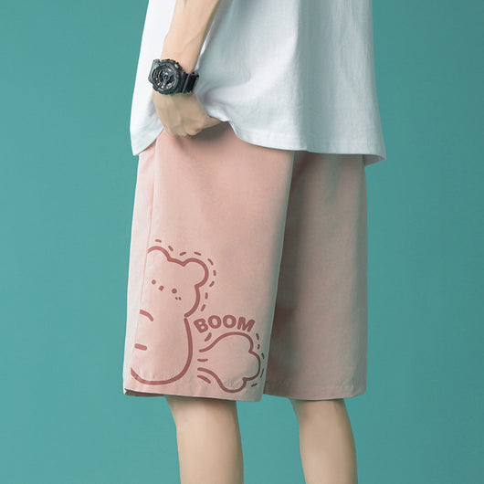 Shorts Deportivos Anchos de Pierna Recta para Mujer - Image 11