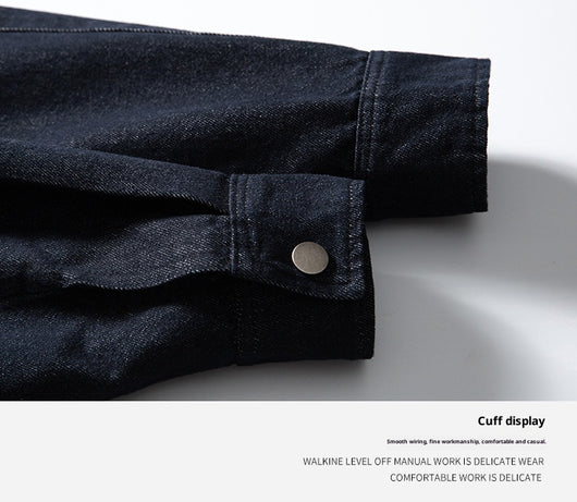 Chaqueta Denim Vintage con Capucha y Cierre para Hombre y Mujer - Estilo Casual Deslavado - Image 13