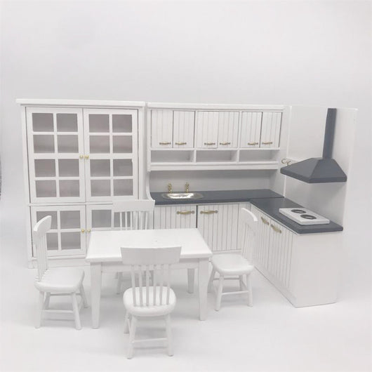 Cocina de Casita de Muñecas Miniatura 12 Piezas - Image 8